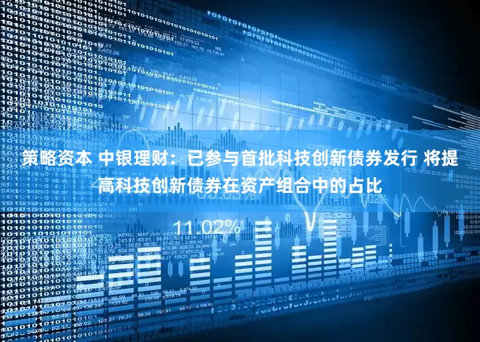 策略资本 中银理财：已参与首批科技创新债券发行 将提高科技创新债券在资产组合中的占比