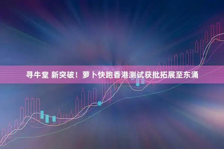 寻牛堂 新突破！萝卜快跑香港测试获批拓展至东涌